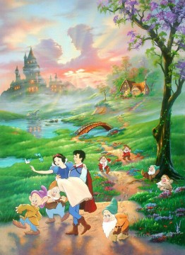 Para niños Painting - Blancanieves y el príncipe dibujos animados para niños.
